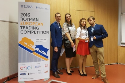 Významný úspech študentov NHF na medzinárodnej súťaži v tradingu RETC 2016